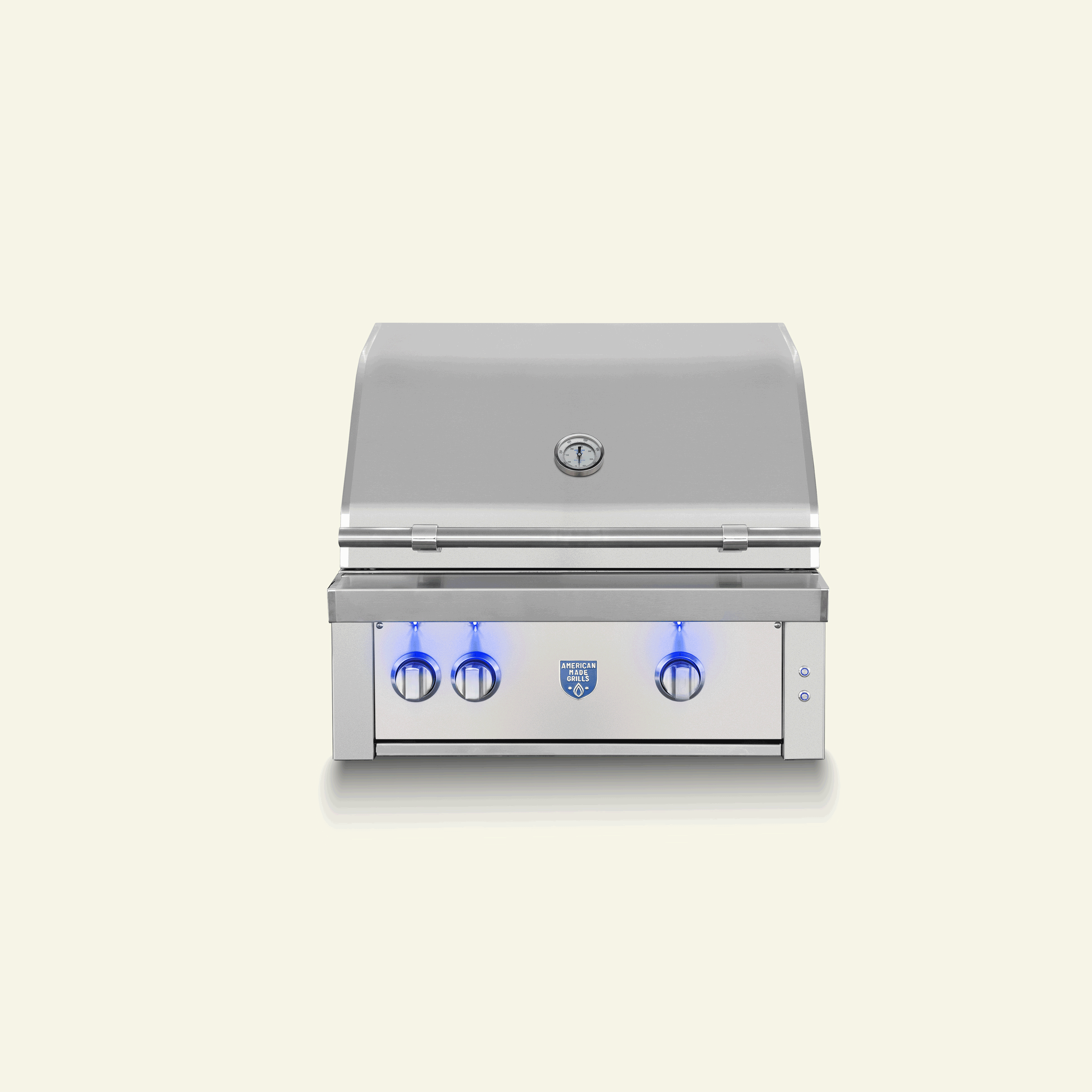 Estate Freedom 30" Built-In Grill, closed hood, front view