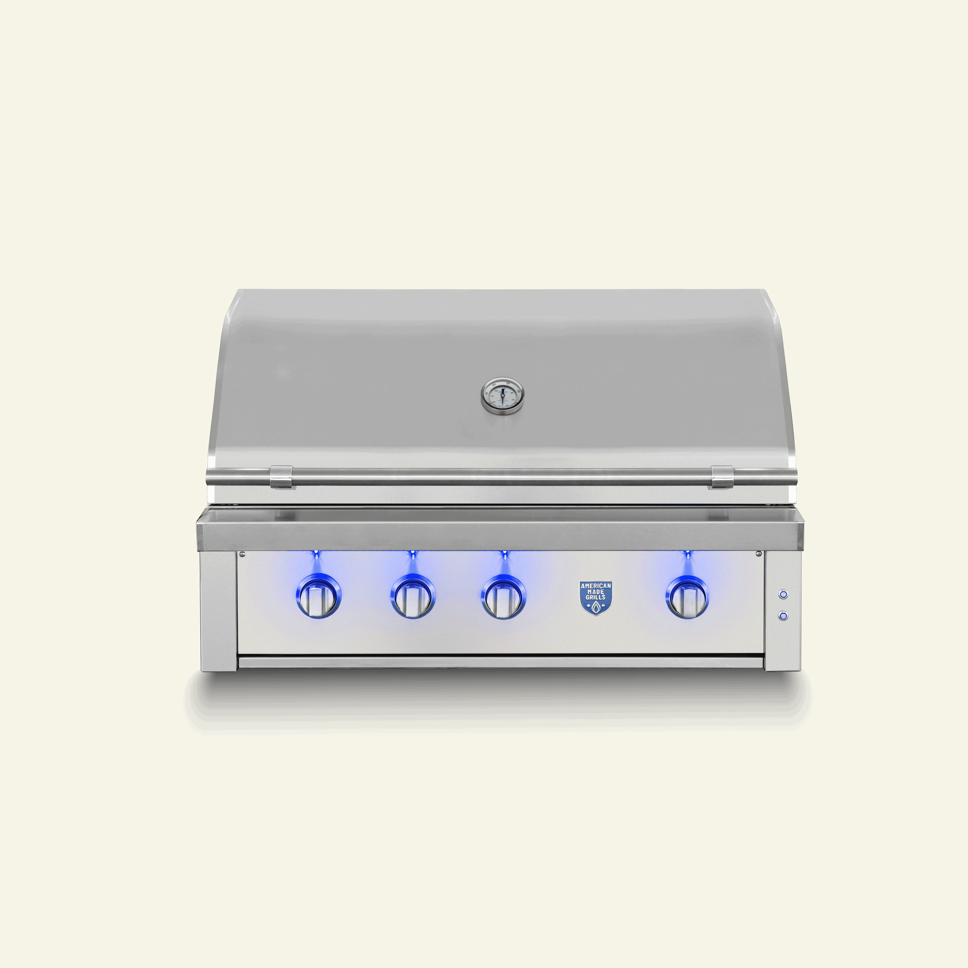 Estate Freedom 42" Built-In Grill, closed hood, front view