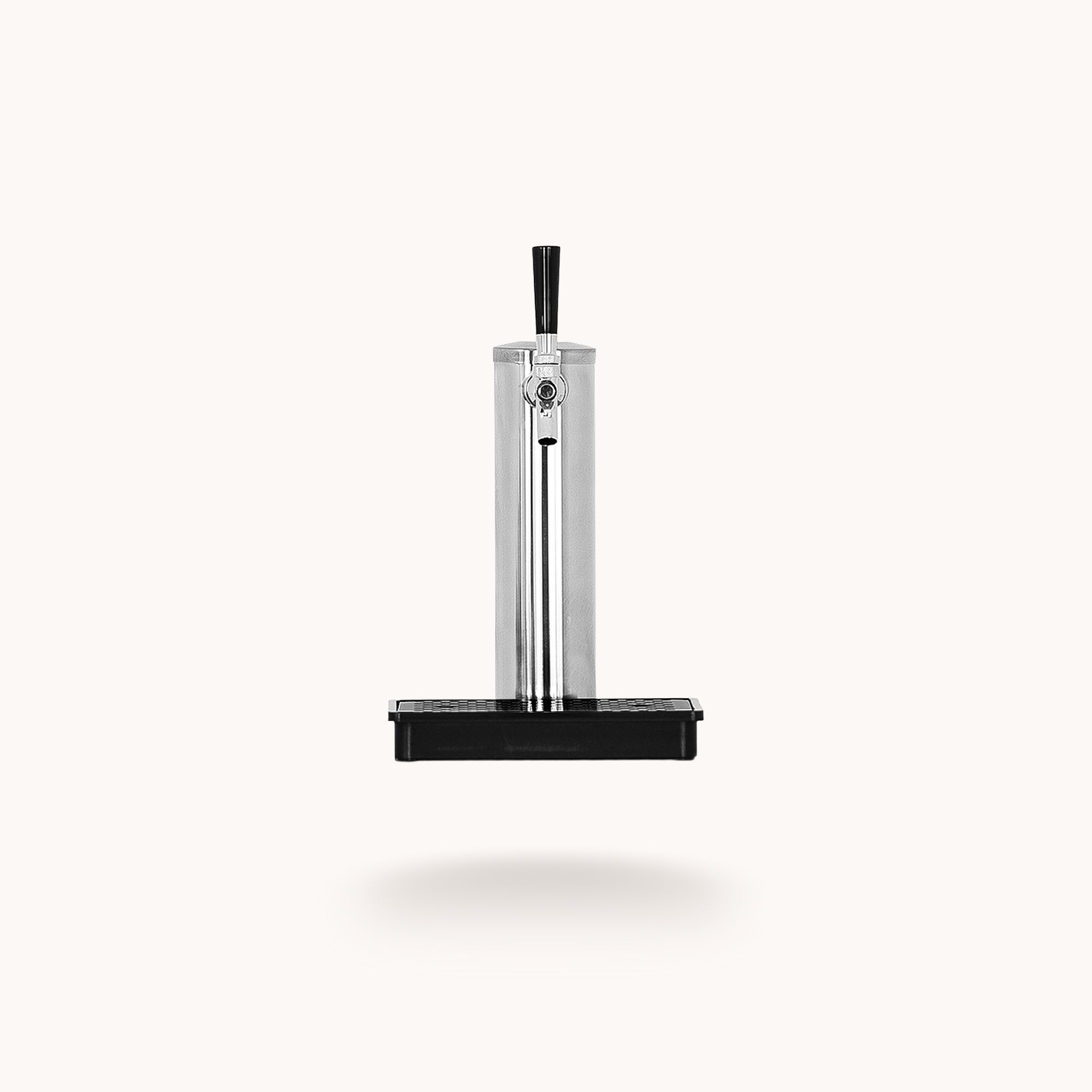 Single Tap Kit for 24" Deluxe Refrigerator, stainless steel tap tower detail