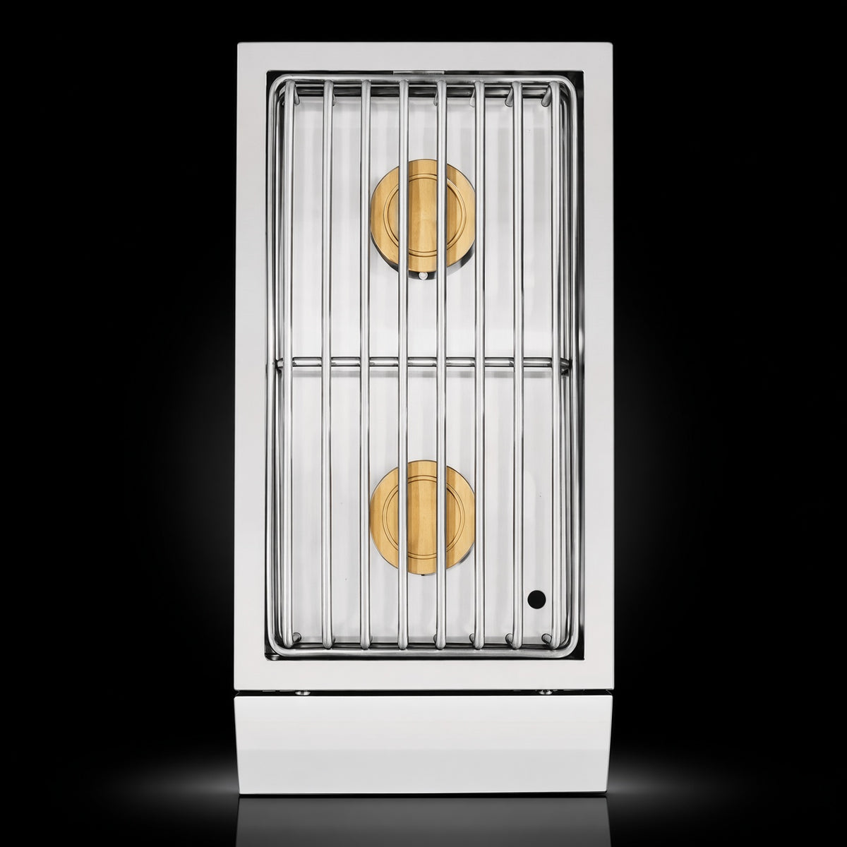 Atlas Power Burner single cooktop grate, close-up detail view showing burner and grate construction