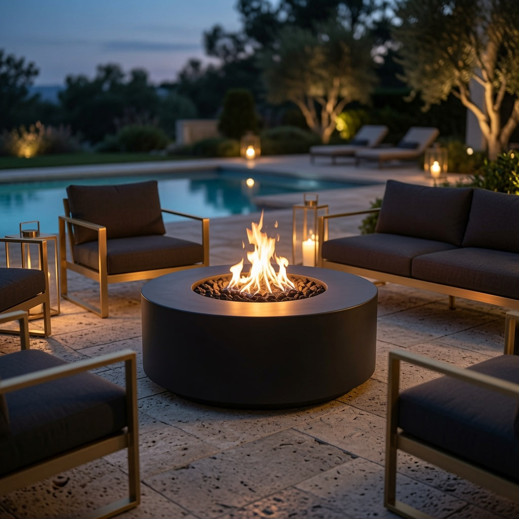 Florence Fire Pit 46" - 20" Tall