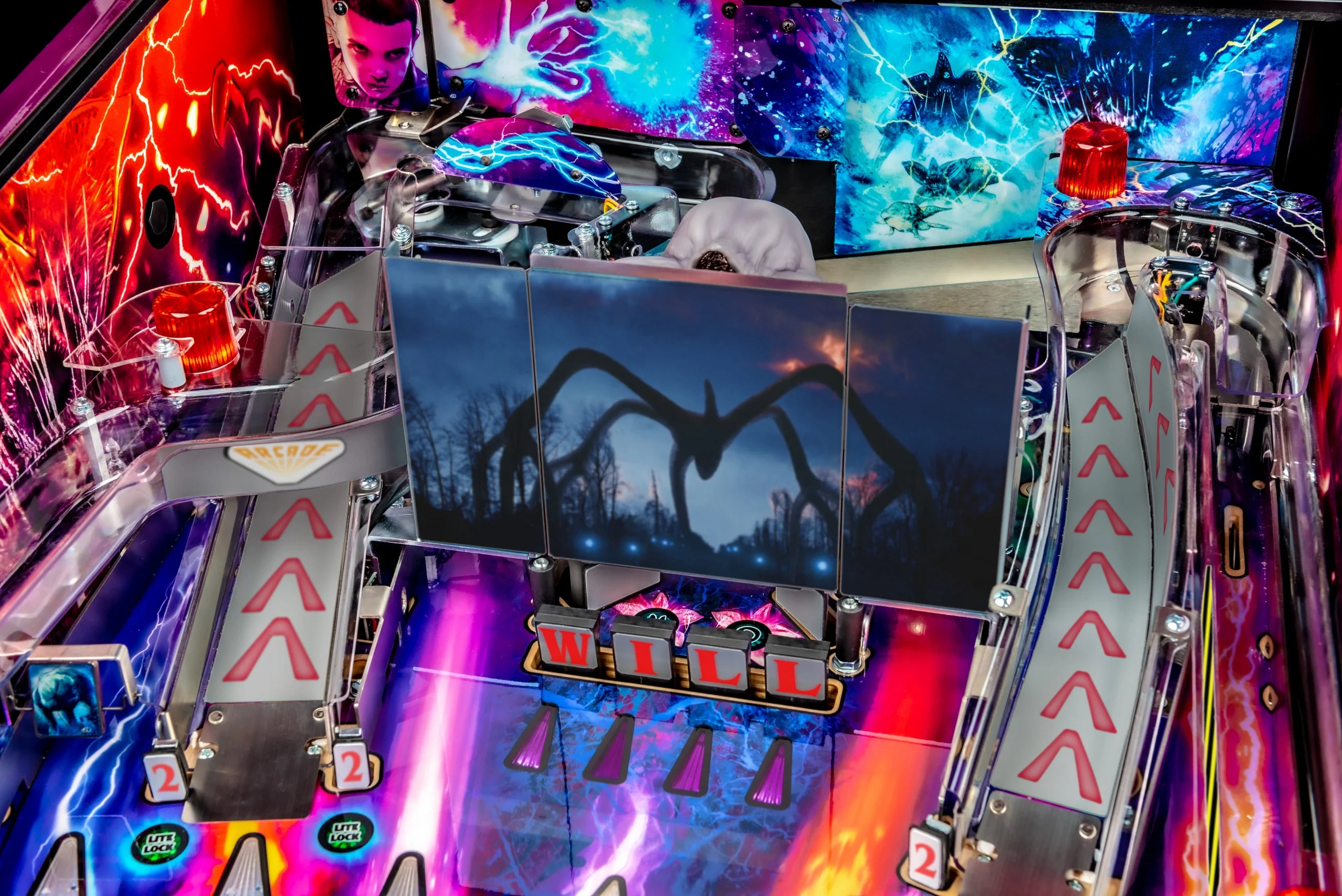 Stranger Things Pinball Machine Stern Pro Premium LE