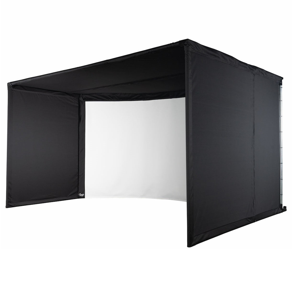 Curved Golf Simulator Enclosure Kit with Impact Screen