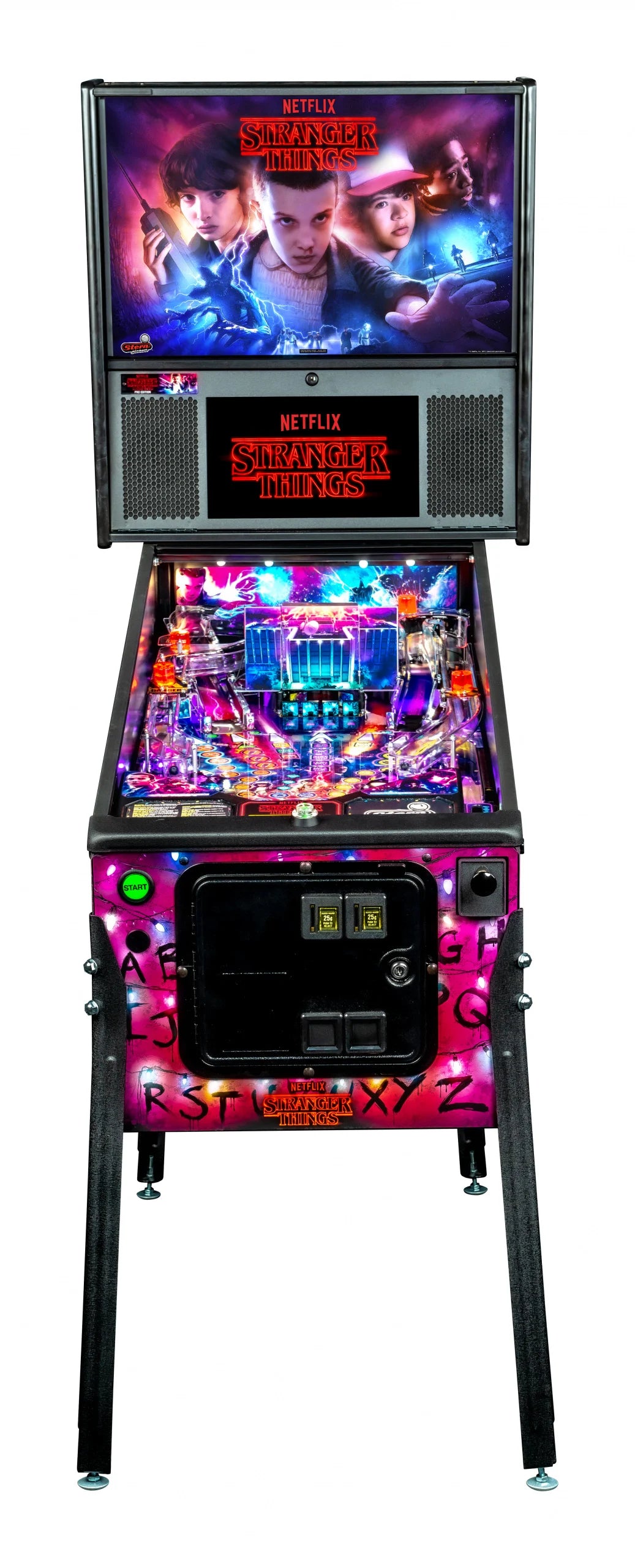 Stranger Things Pinball Machine Stern Pro Premium LE