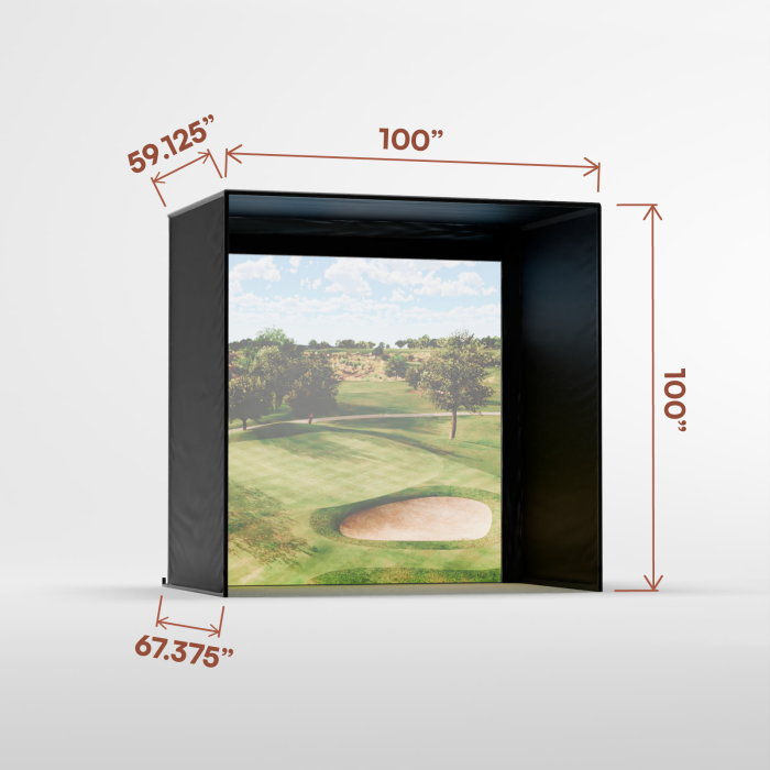 DIY Golf Enclosure Kit with Impact Screen