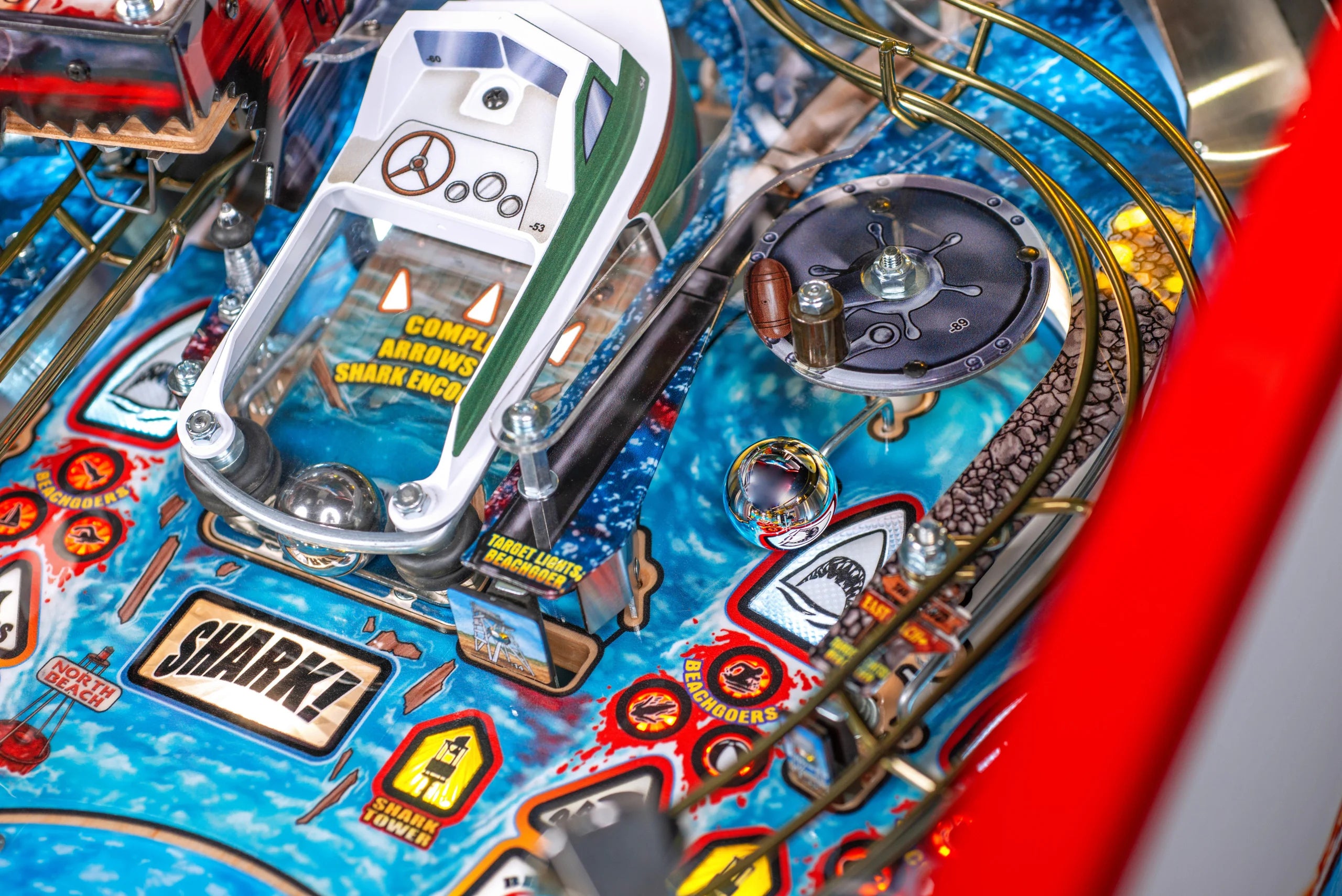 JAWS Pinball Machine Stern Pro Premium LE