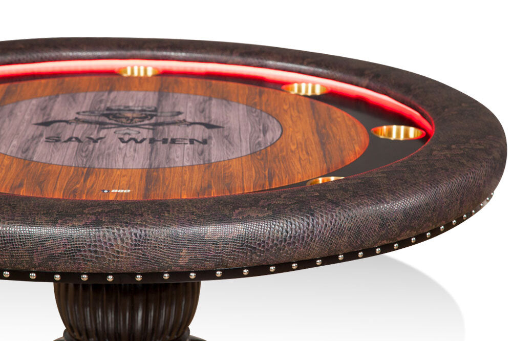 Ginza LED Poker Table – Black