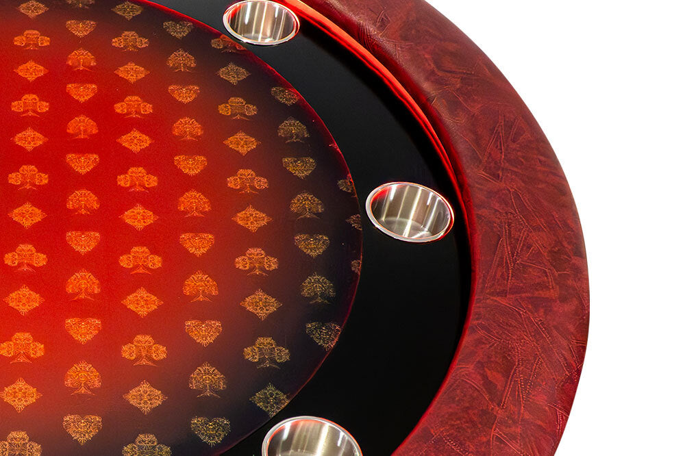 Ginza LED Poker Table – Black
