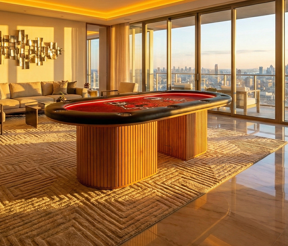 The Miya LED Poker & Dining Table