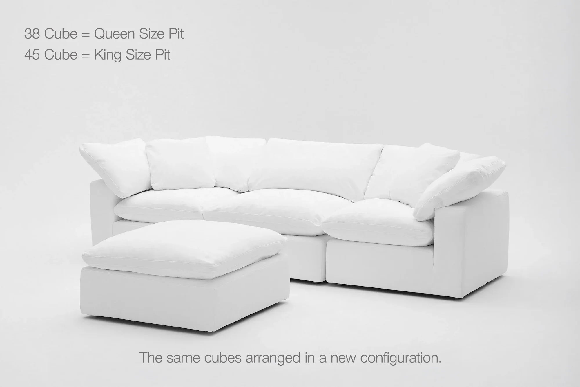 Soulfa 4-Cube Modular Sectional Chaise